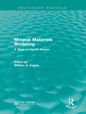 cover image of Mineral Materials Modeling